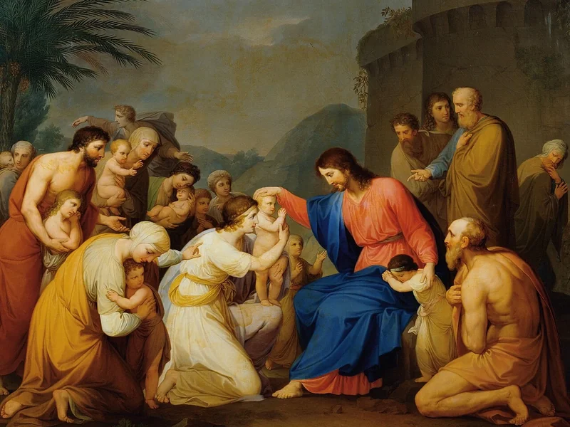 1738-Hubert Maurer - Lasciate che i bambini vengano da me - Kunsthistorisches Museum